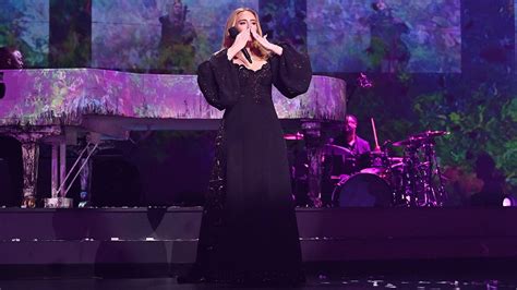 t svj sen adele|Dont Know When Im Next Going to Perform Again: Adele